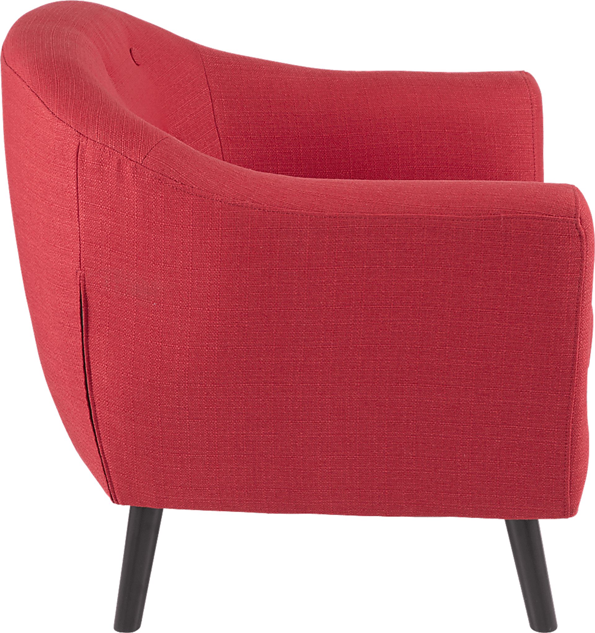Rozelle Red Accent Chair - Image 4