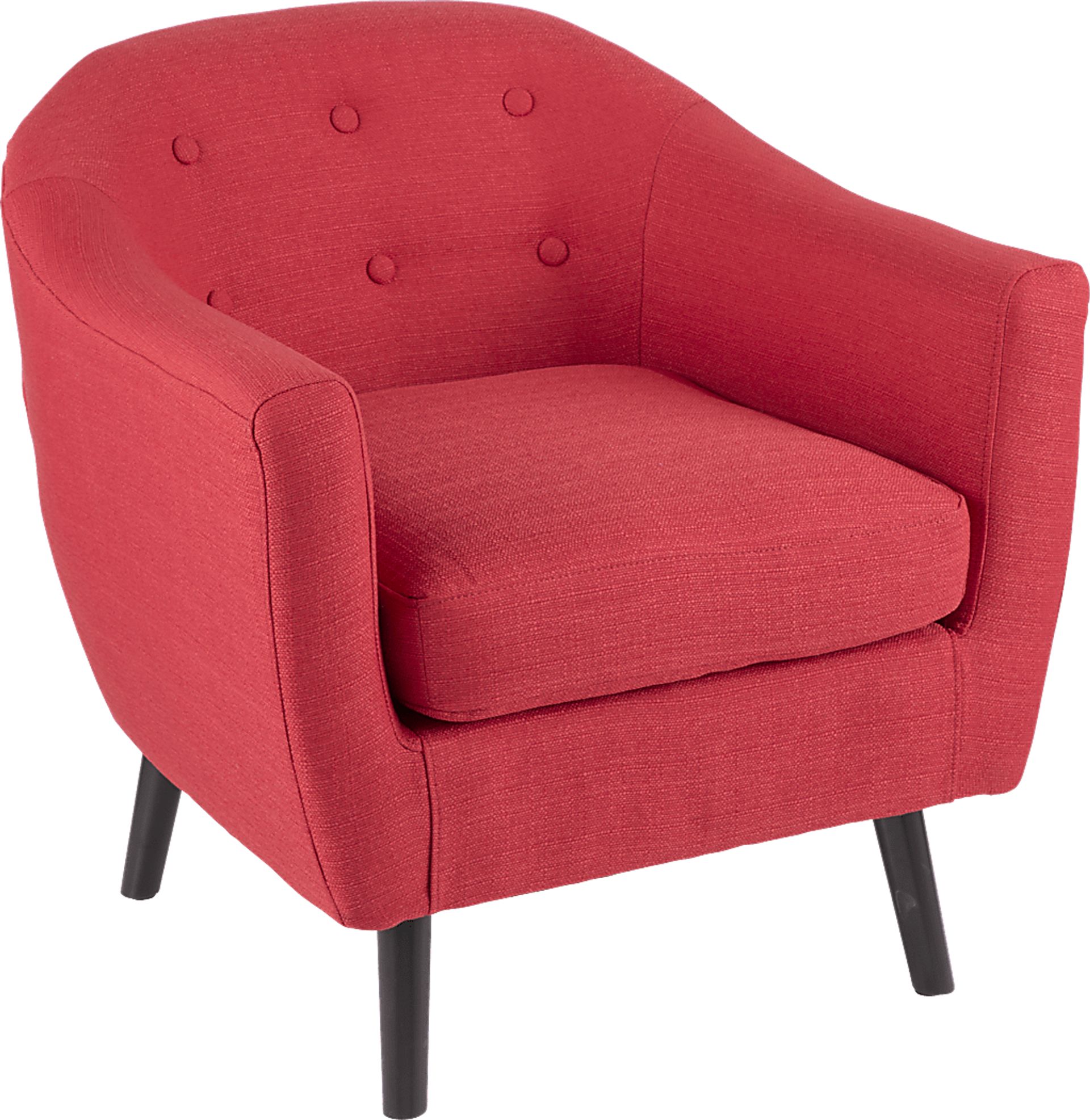 Rozelle Red Accent Chair - Image 1