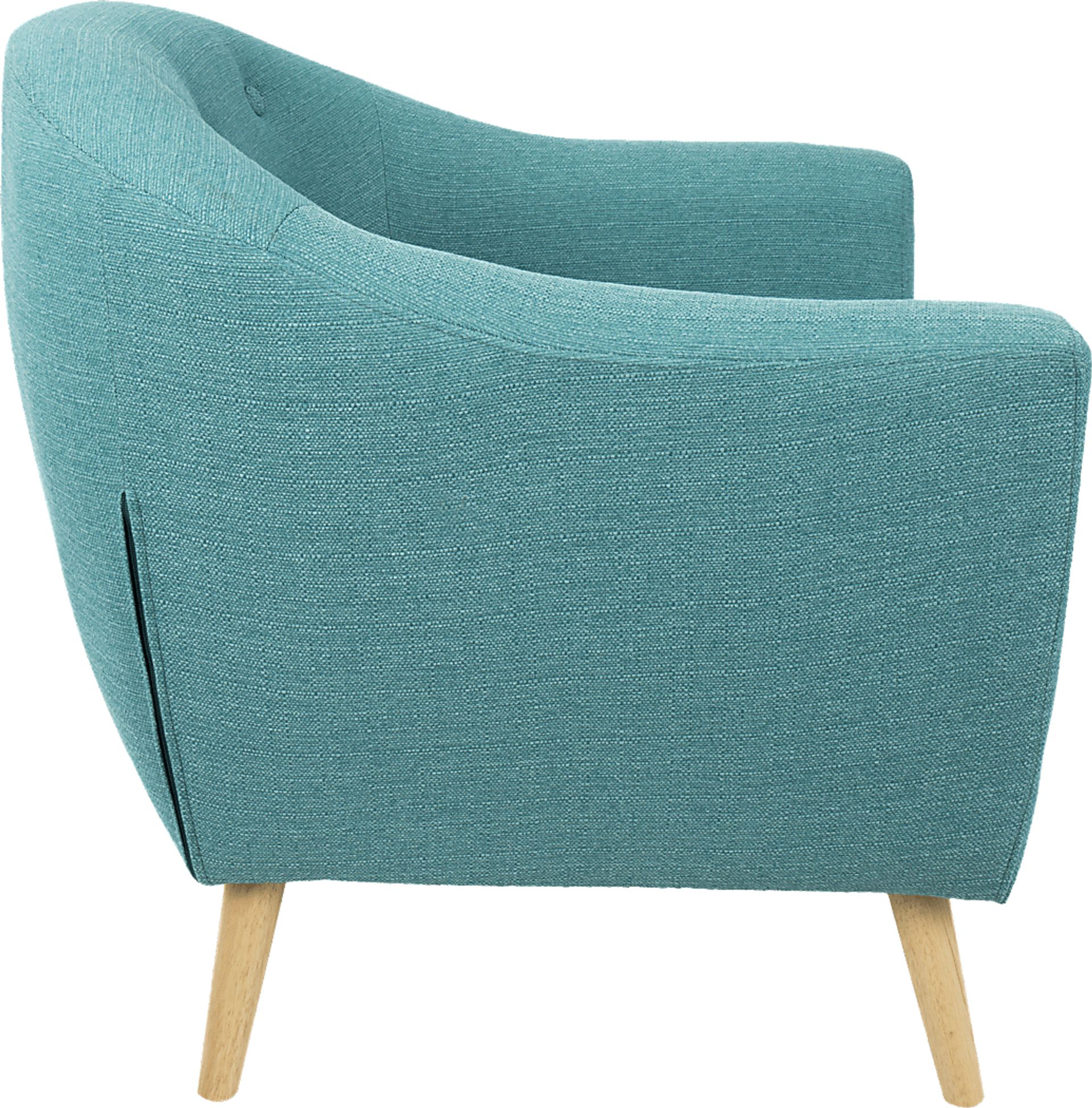 Rozelle Teal Accent Chair - Image 4