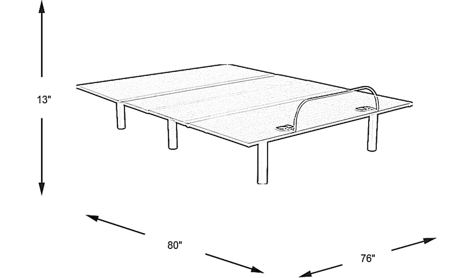 Dimension Image. Please refer to the Dimension Tab on this page for dimension details.