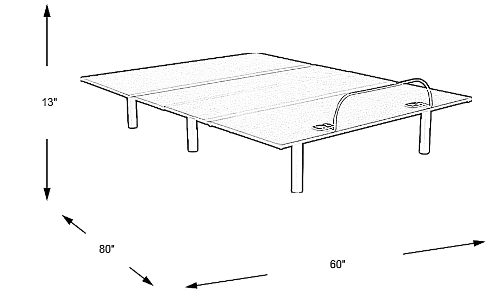 Dimension Image. Please refer to the Dimension Tab on this page for dimension details.