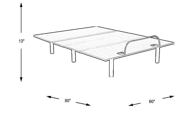 Dimension Image. Please refer to the Dimension Tab on this page for dimension details.