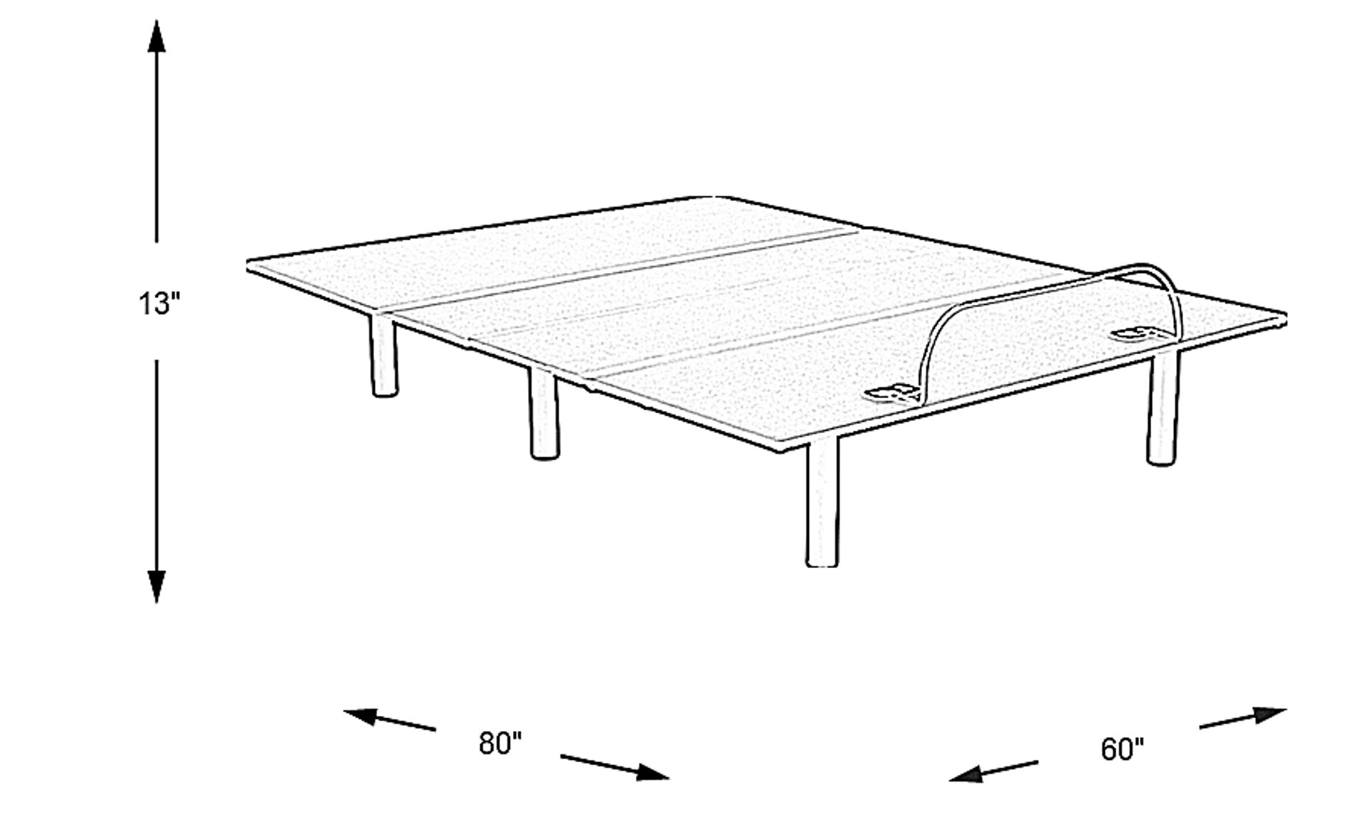 Dimension Image. Please refer to the Dimension Tab on this page for dimension details.
