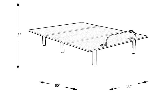 Dimension Image. Please refer to the Dimension Tab on this page for dimension details.