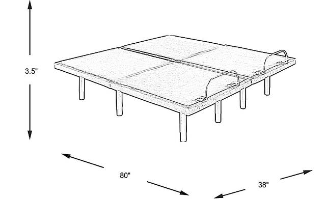 Dimension Image. Please refer to the Dimension Tab on this page for dimension details.