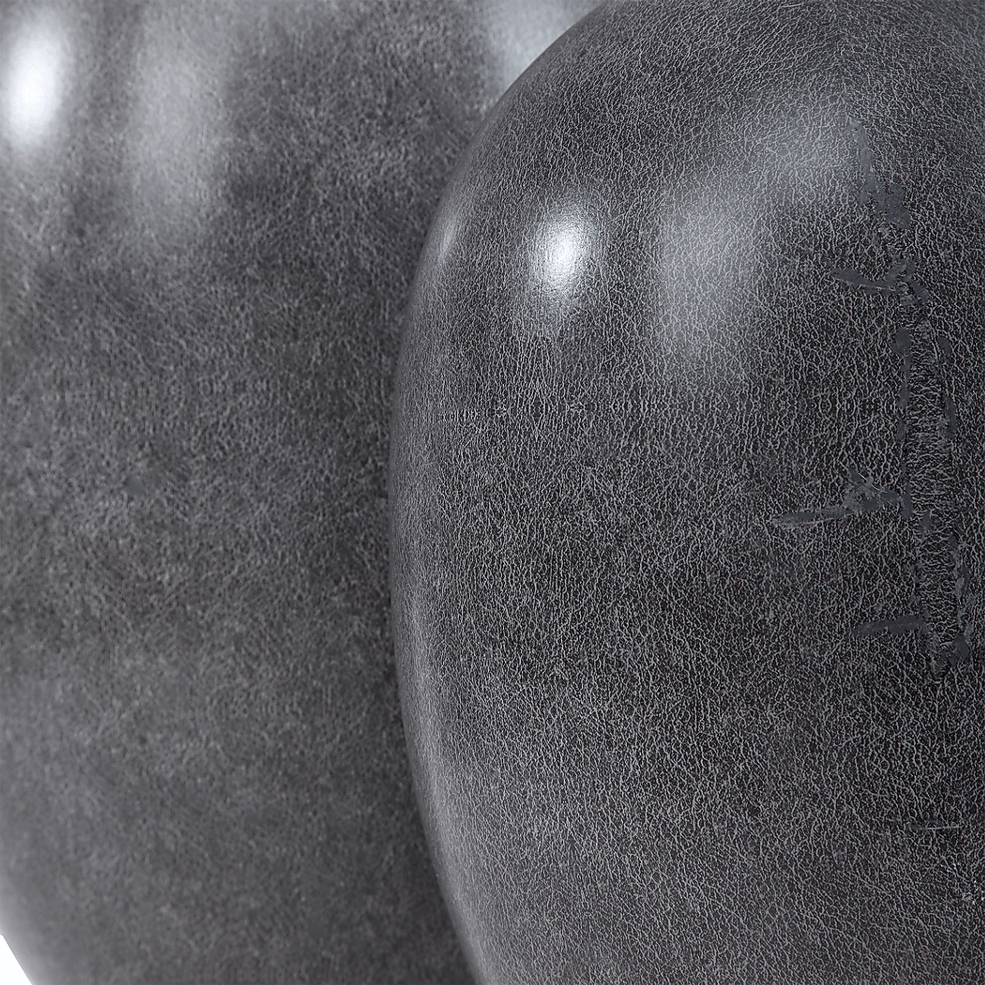 Rubino Gray Vase, Set of 2 - Image 2