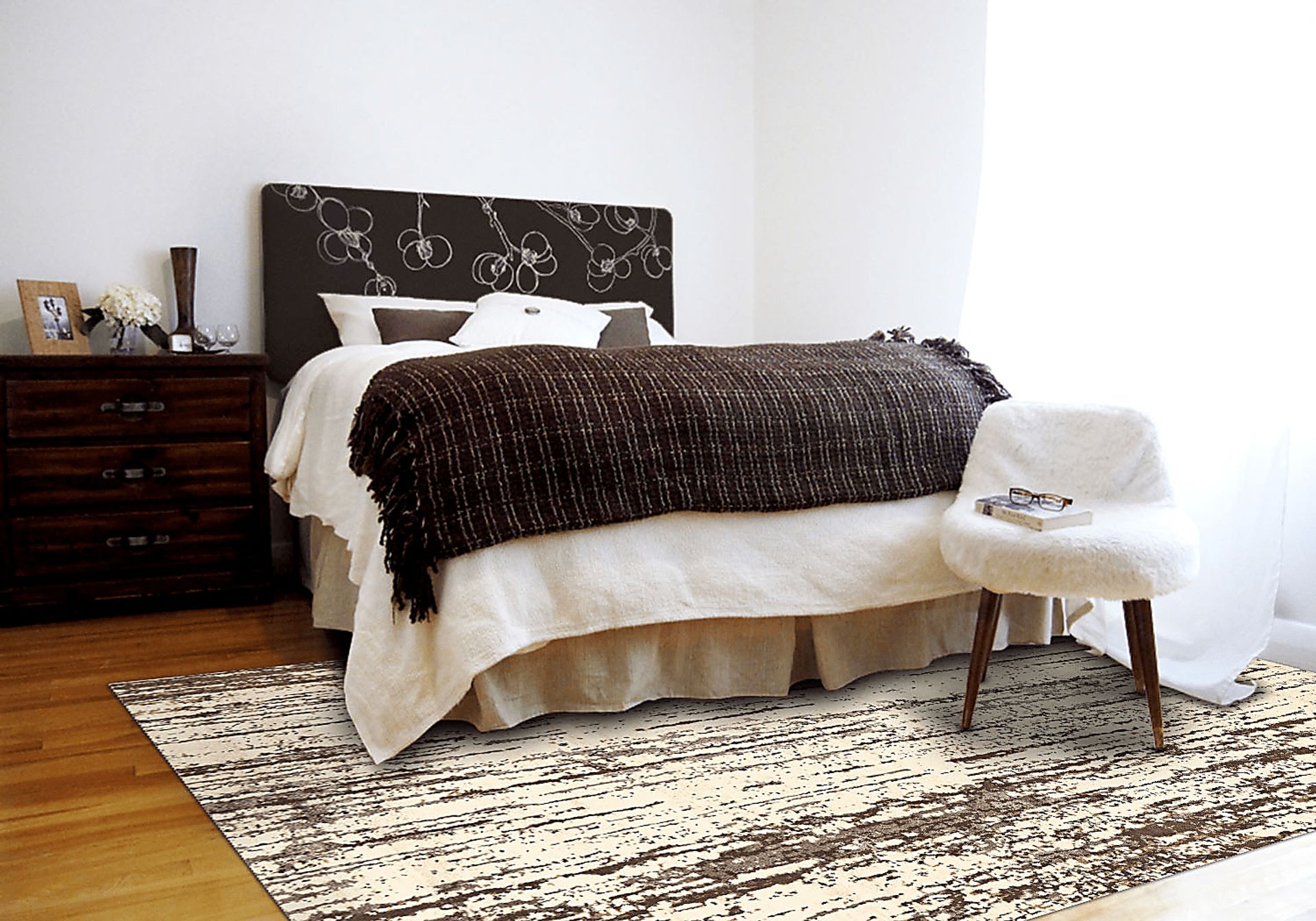 Rubo Cream 7'10 x 11' Rug - Image 2
