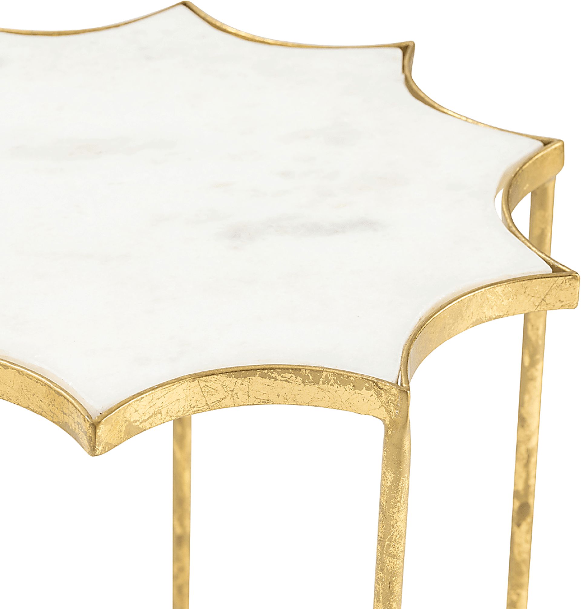 Rubylane White Accent Table - Image 3