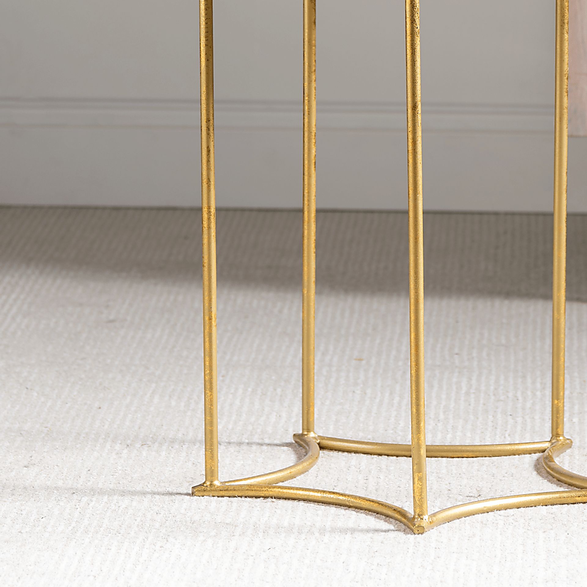 Rubylane White Accent Table - Image 4