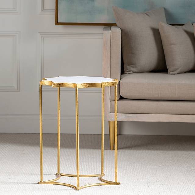 Rubylane White Accent Table - Thumbnail - Image 5