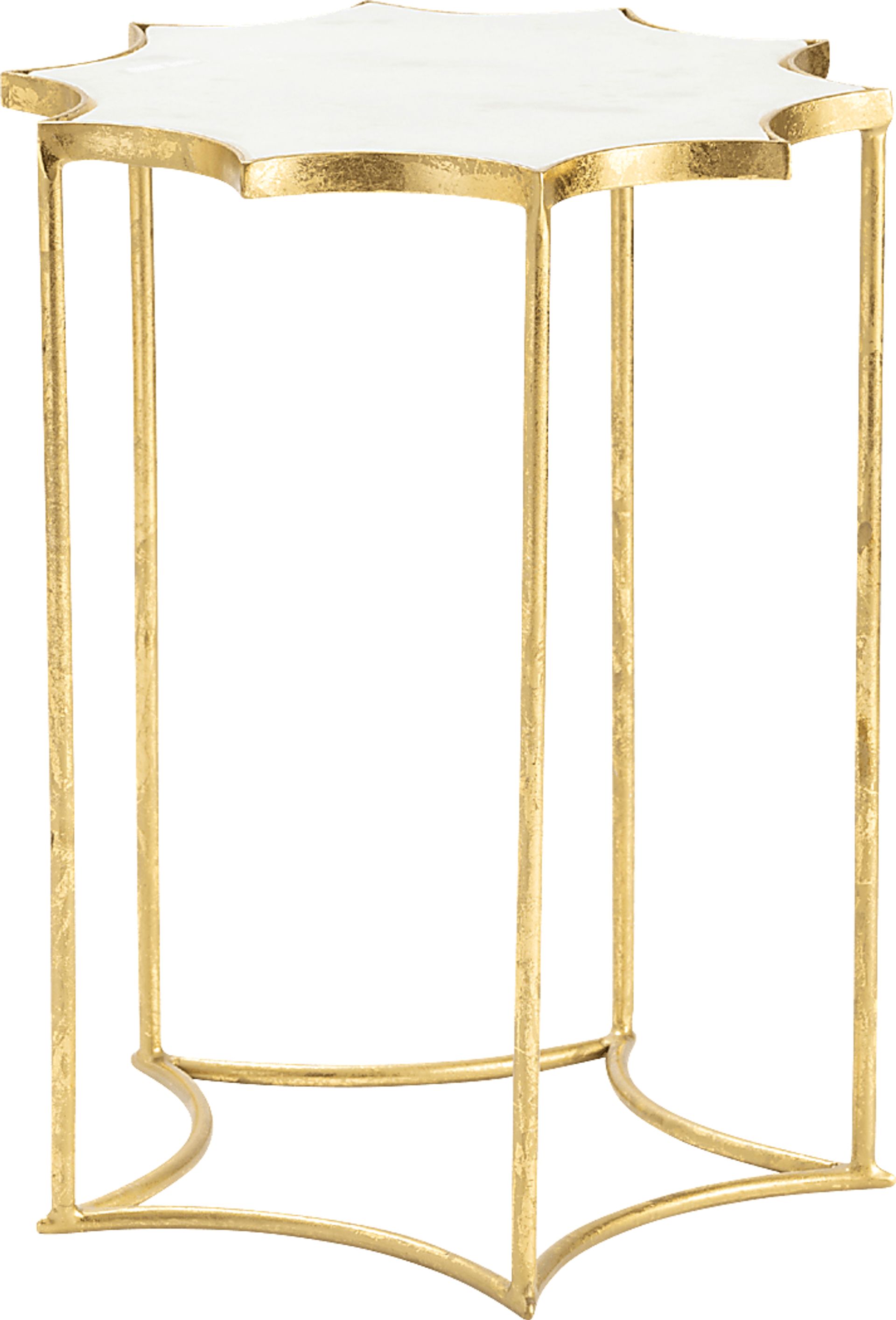 Rubylane White Accent Table - Image 1