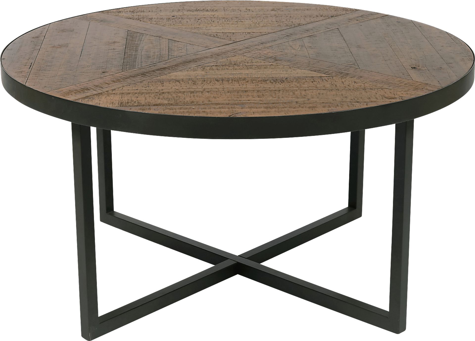 Ruder Brown Cocktail Table - Image 1