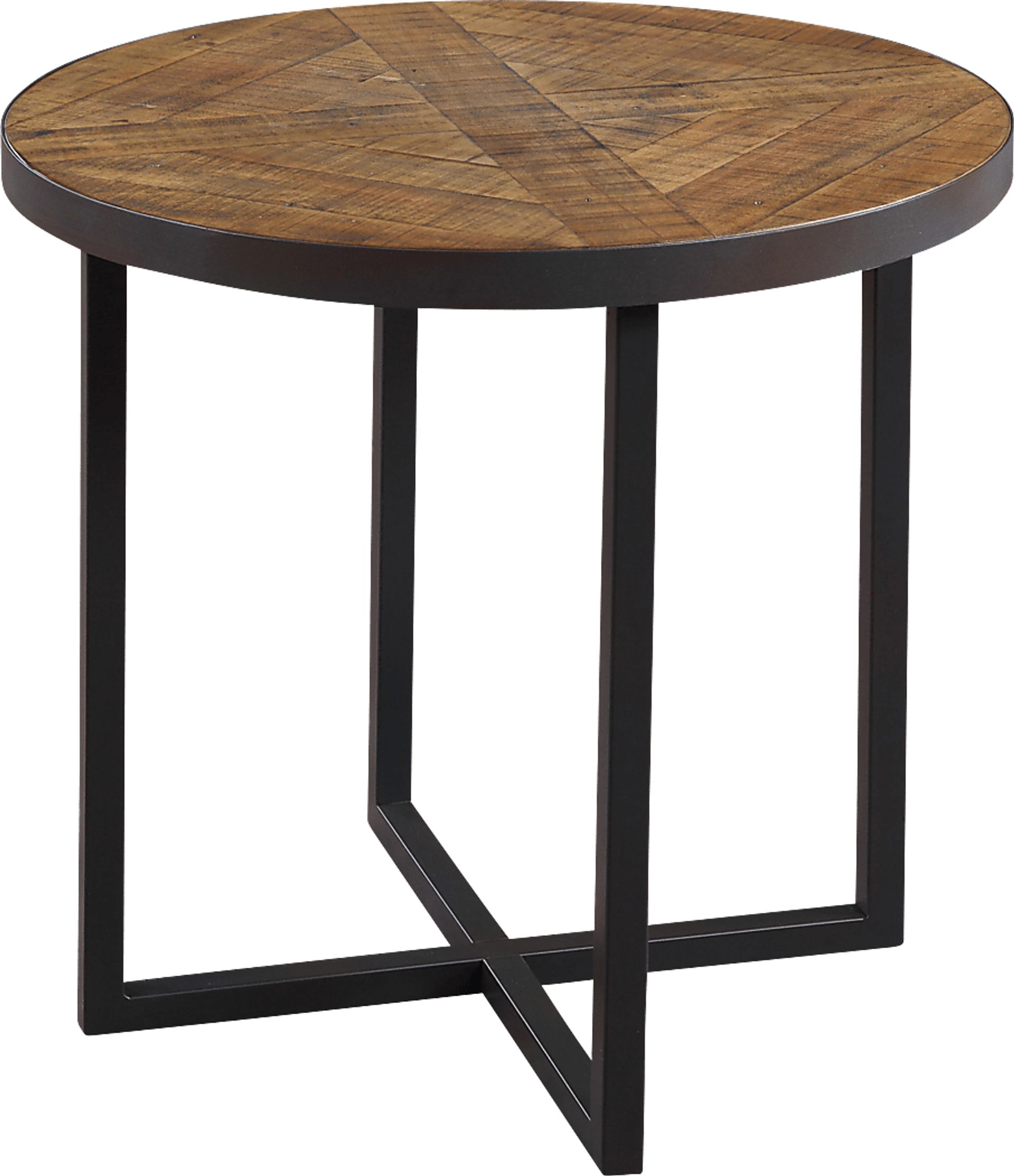 Ruder Brown End Table - Image 1