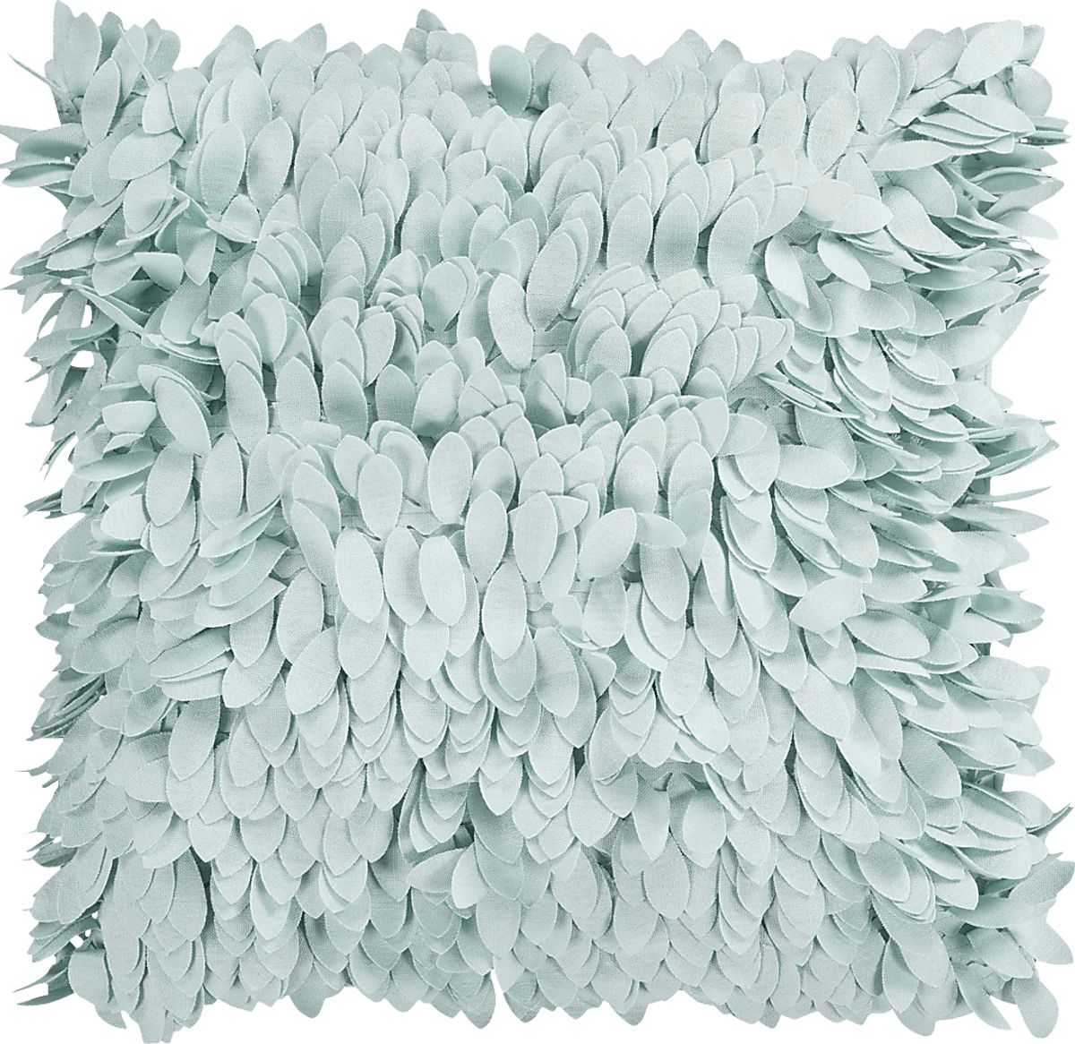 Ruffle And Frill Seafoam Green Accent Pillow Rooms to Go