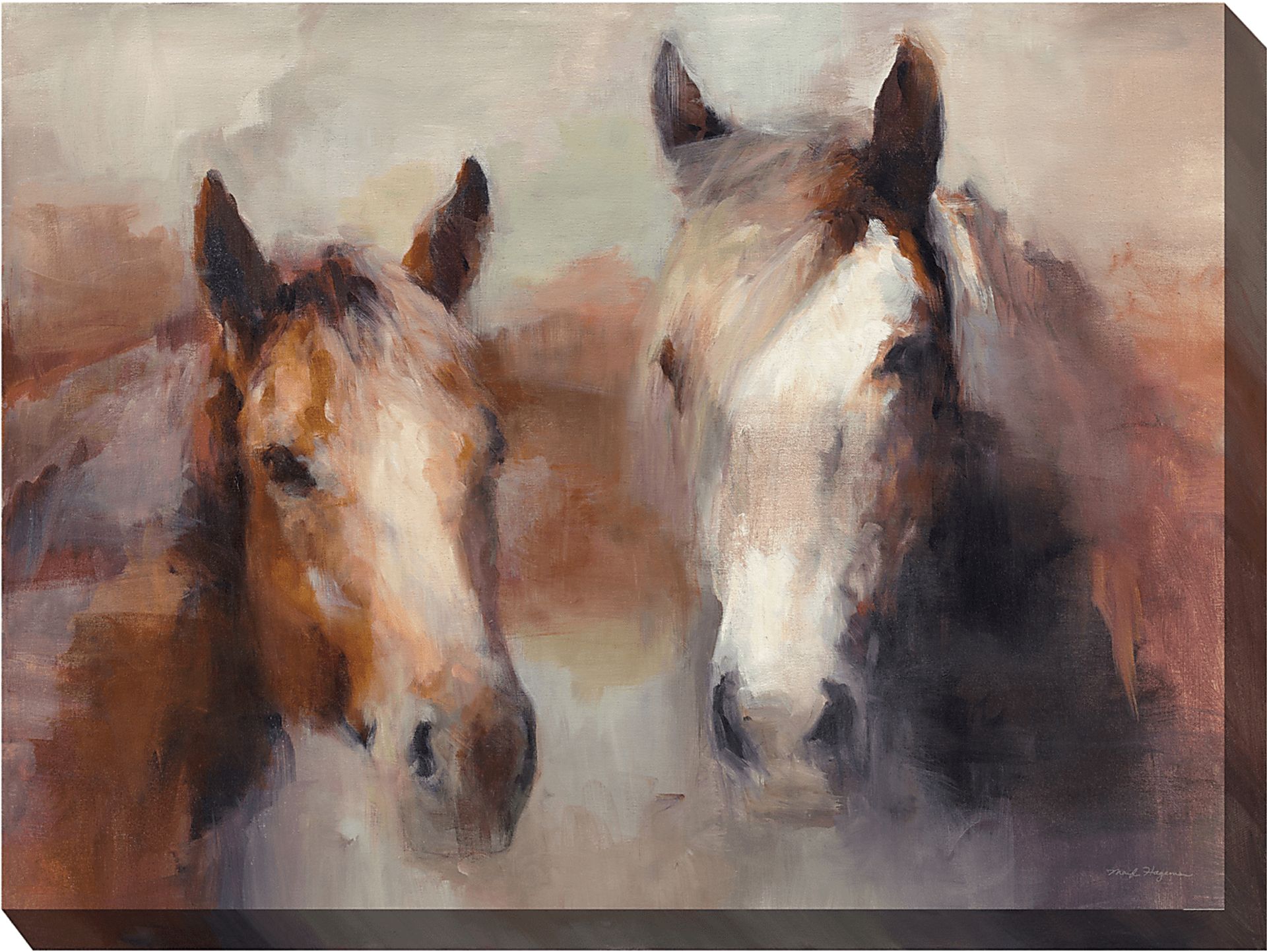 Rugged Duo Brown Indoor/Outdoor Wall Art - Image 1