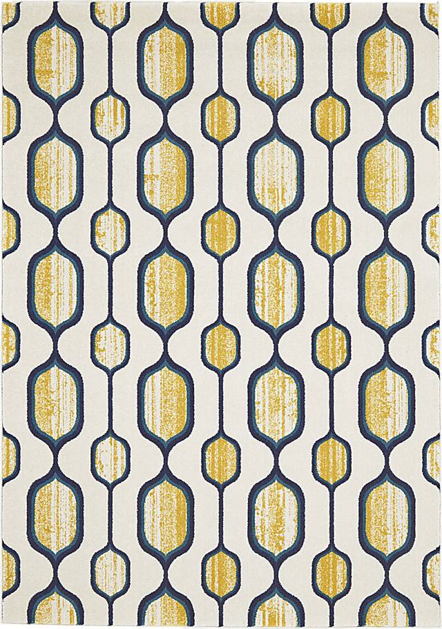 Rukma Cream 5' x 8' Rug - Thumbnail - Image 1