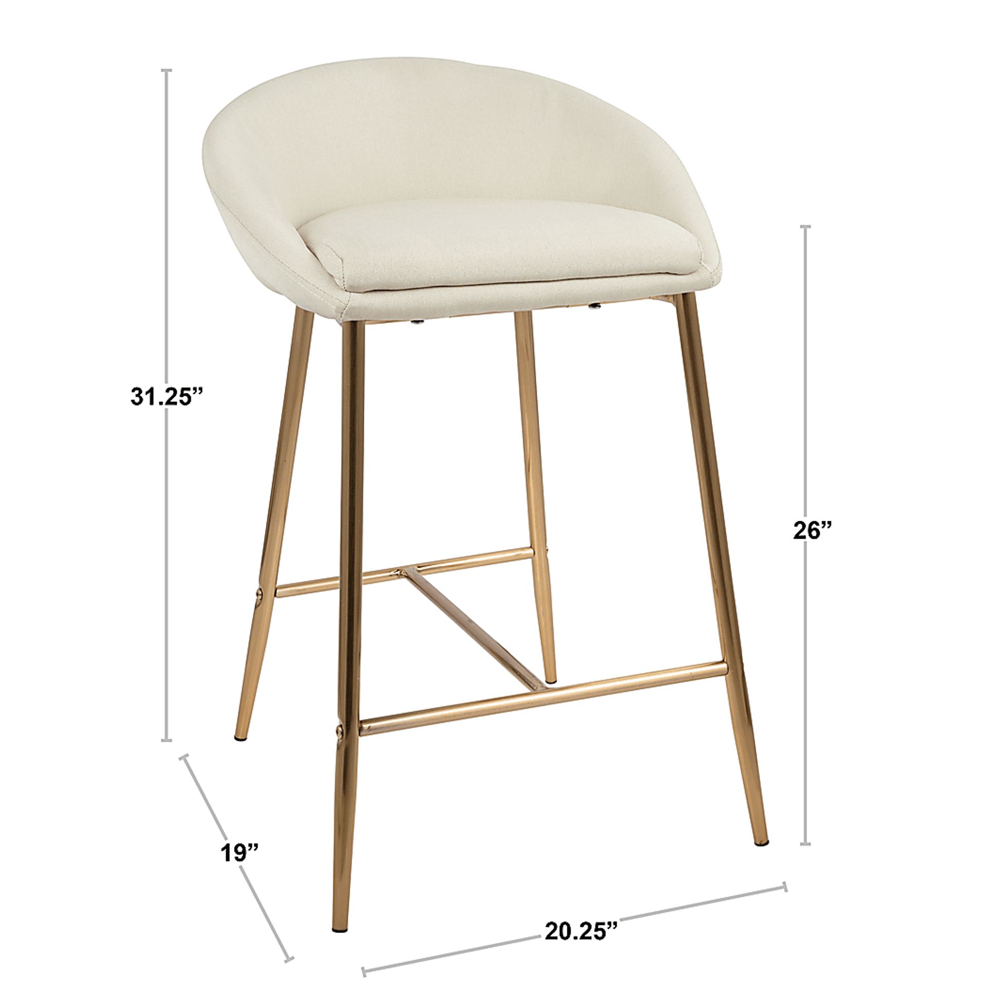 Ruley Camel Counter Height Stool, Set of 2 - Image 11