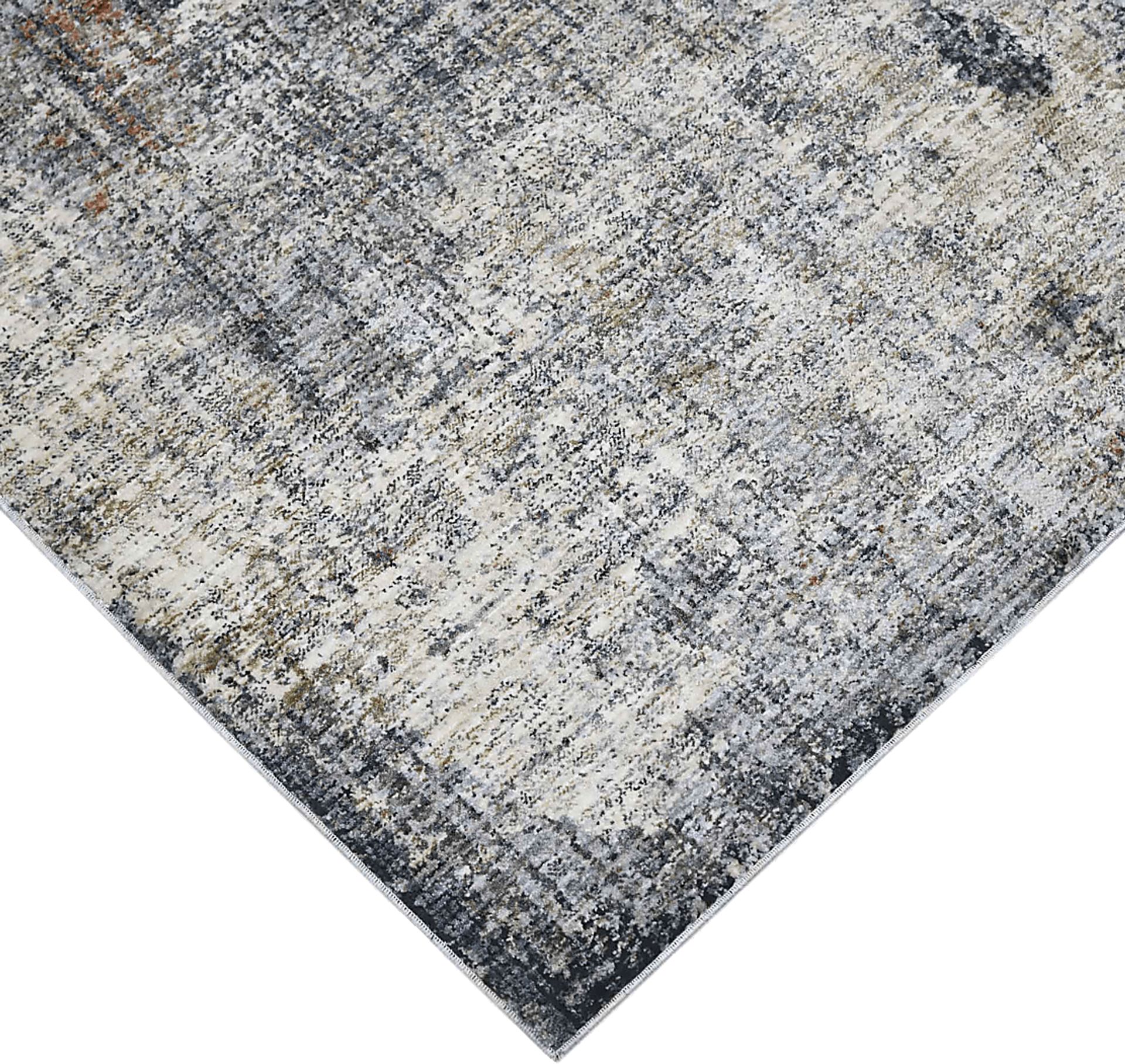 Rulish Gray 7'10 x 9'10 Rug - Image 3