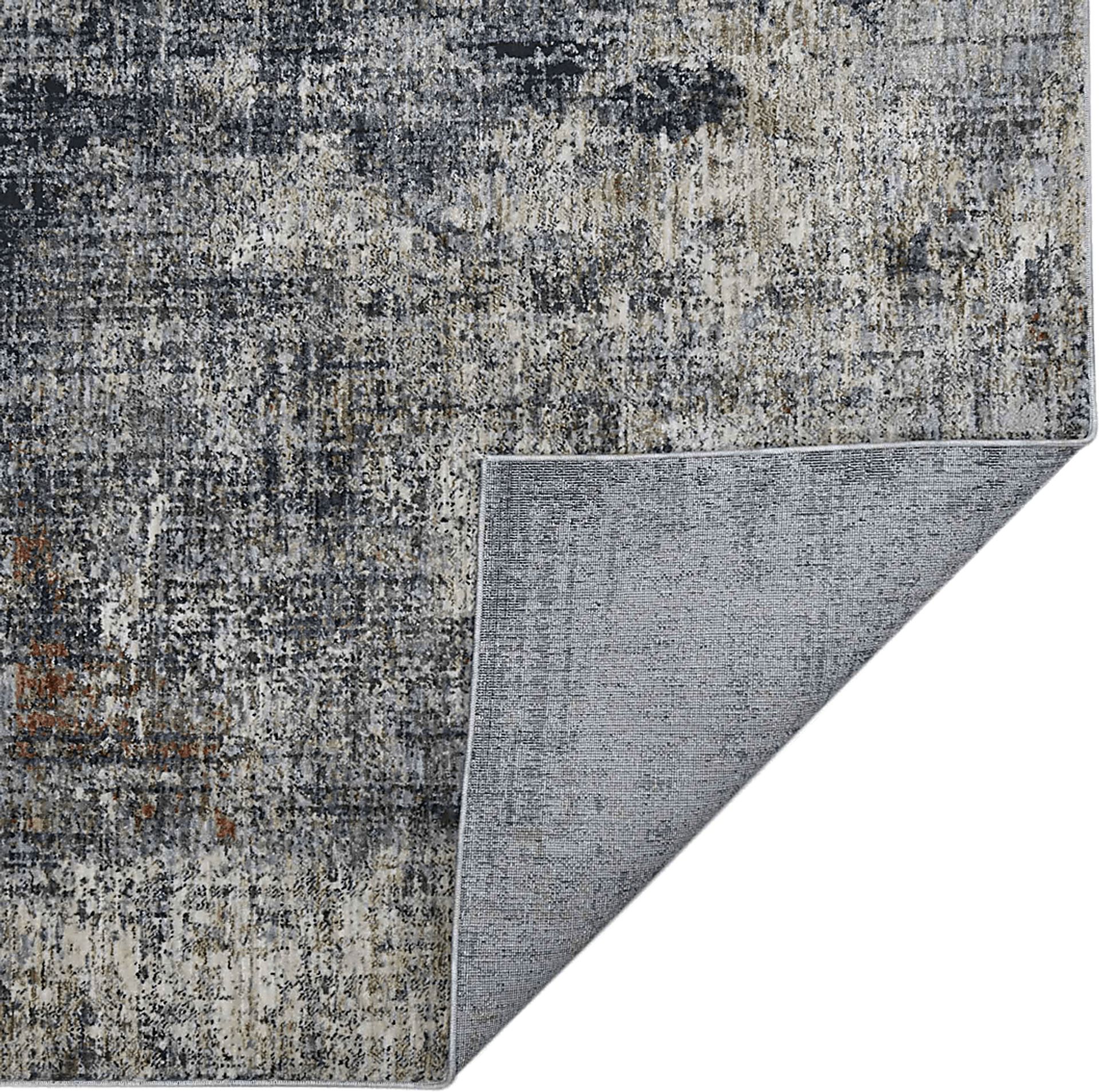 Rulish Gray 7'10 x 9'10 Rug - Image 8