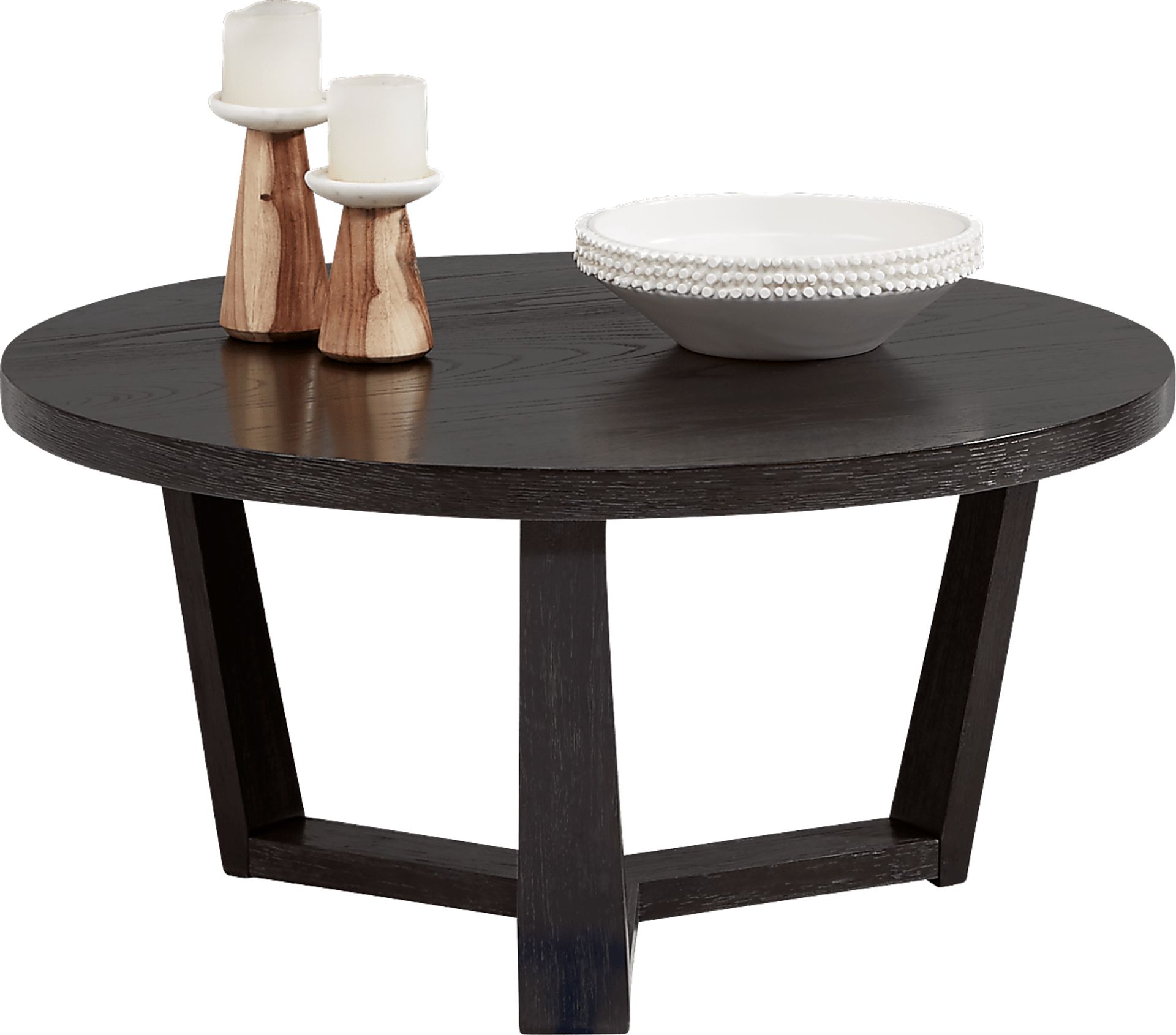 Rumie Dark Brown 30 in. Cocktail Table - Image 2