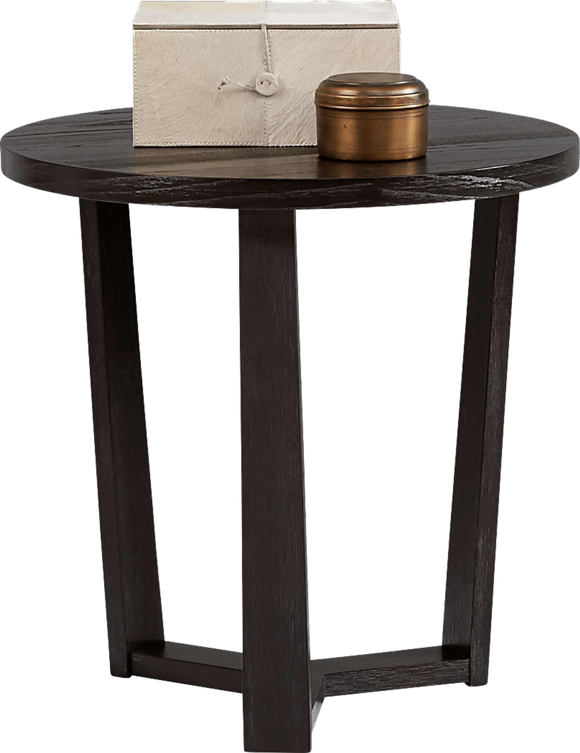 Rumie Dark Brown End Table - Image 2