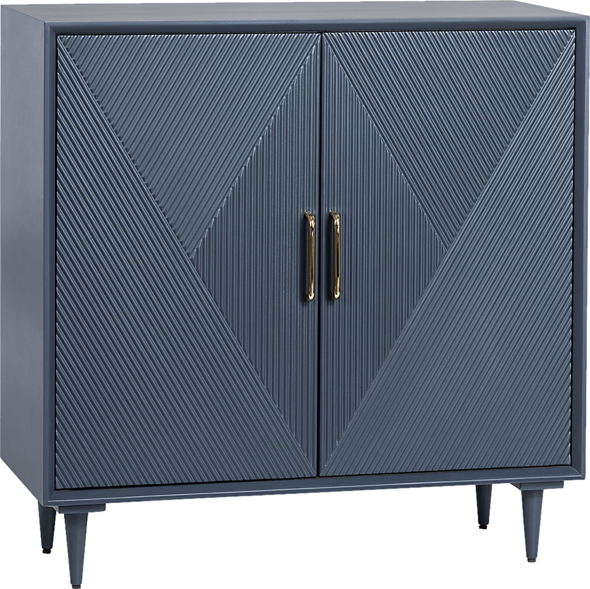Rummele Blue Accent Cabinet - Image 1