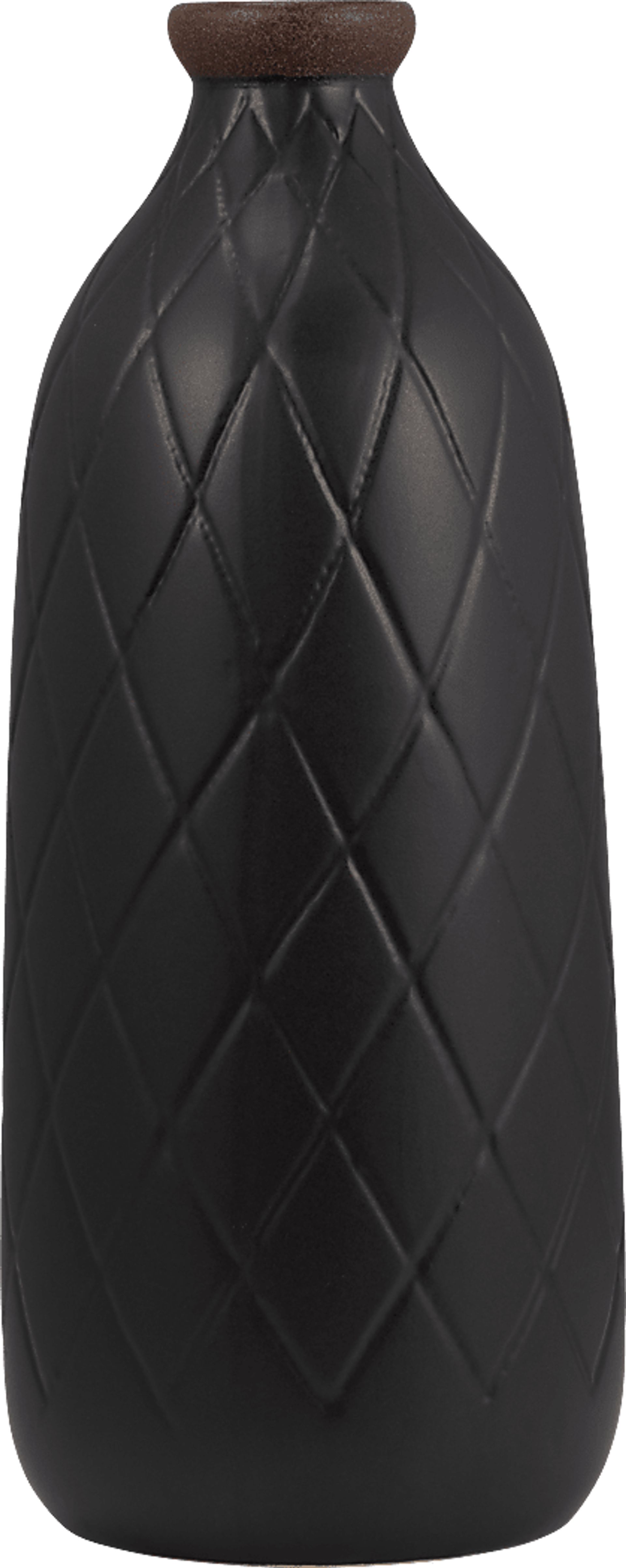 Runabout Black 12 in. Vase - Image 1