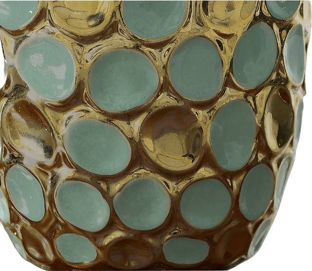 Runako Turquoise Vase, Set of 2 - Thumbnail - Image 4