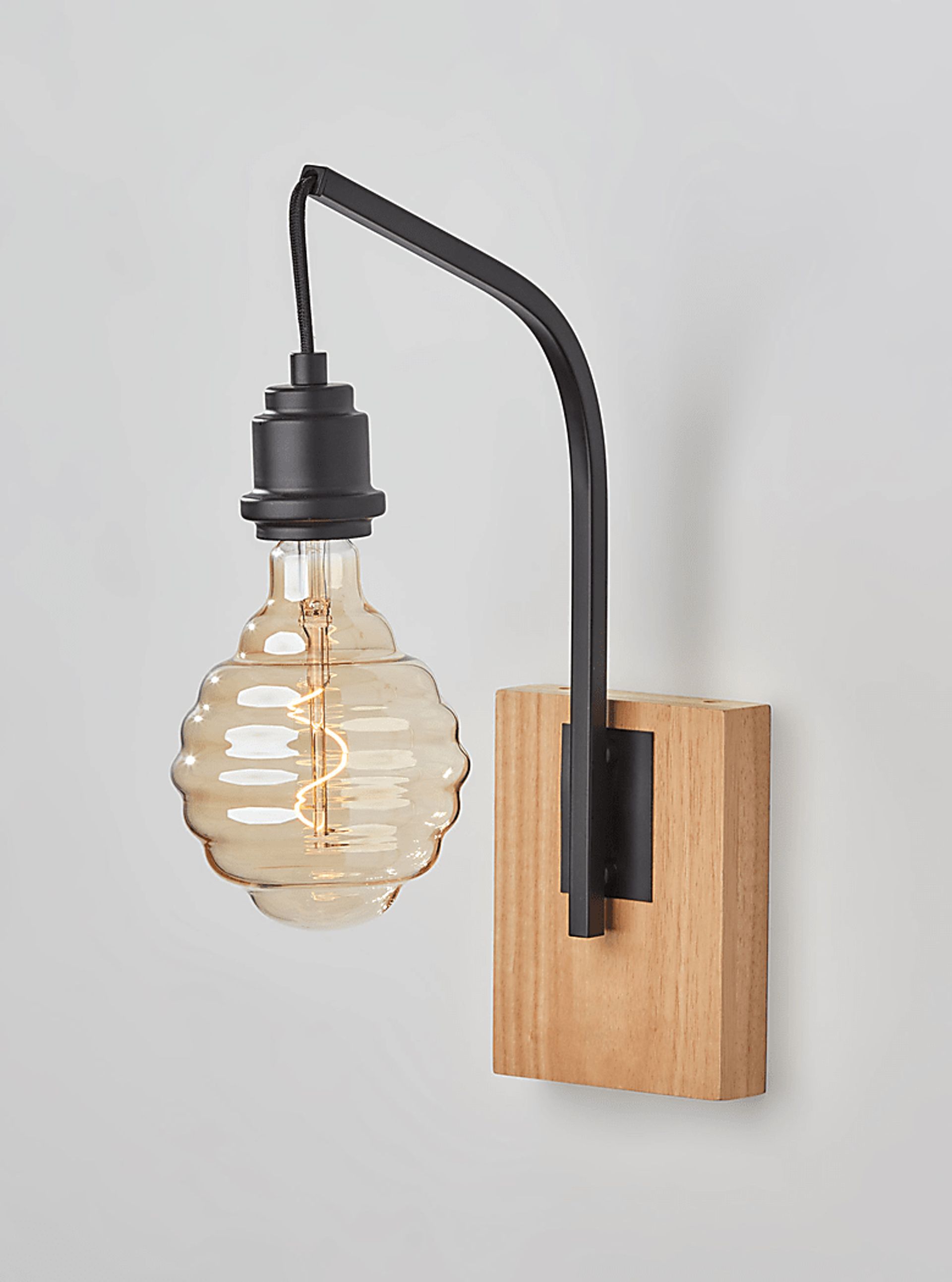 Rune Black Sconce - Image 2