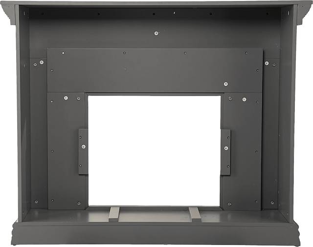 Runnelwood II Gray 50 in. Console With Electric Log Fireplace - Thumbnail - Image 2