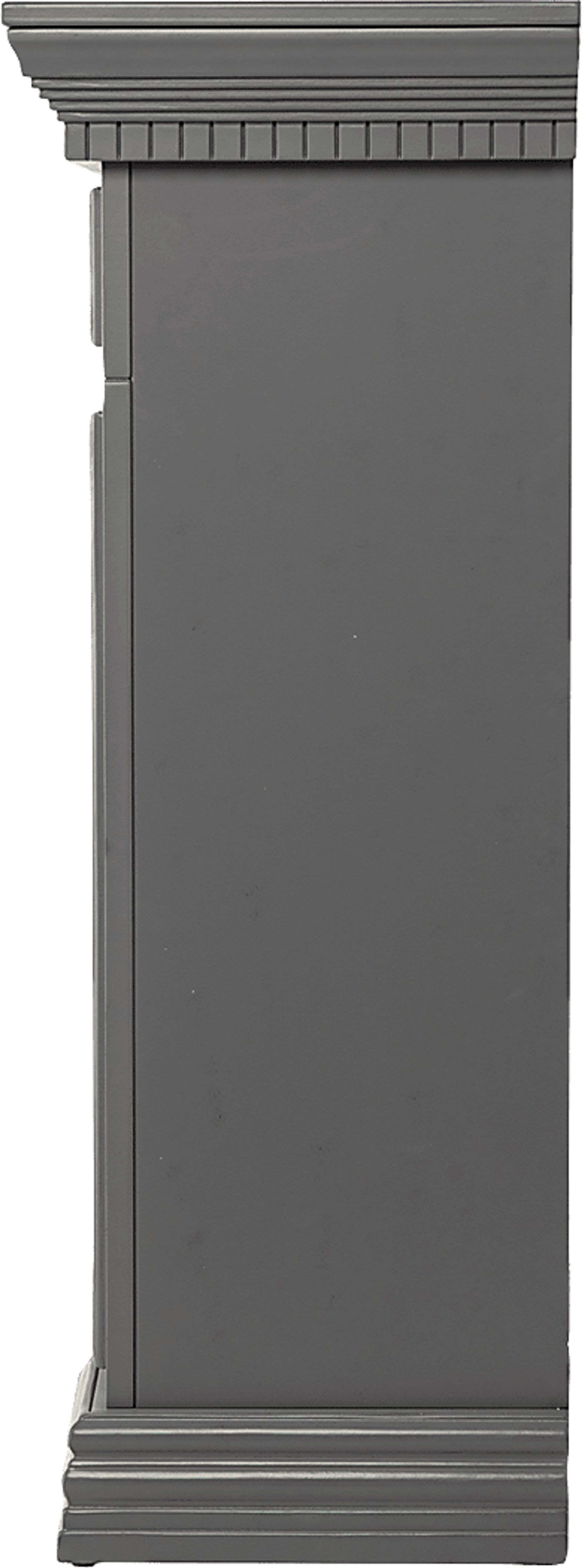 Runnelwood II Gray 50 in. Console With Electric Log Fireplace - Image 4