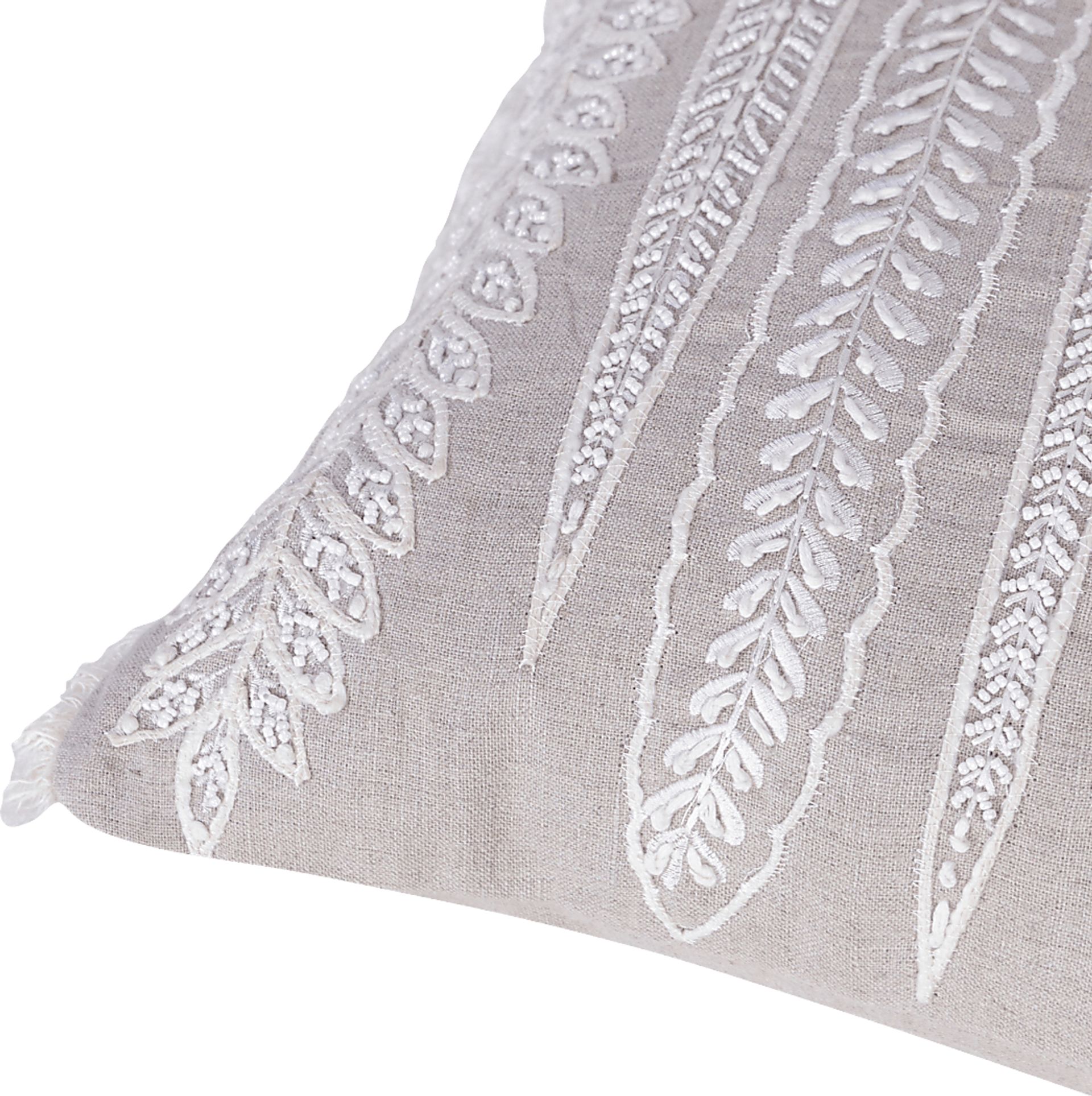 Running Bay Beige Lumbar Pillow - Image 6