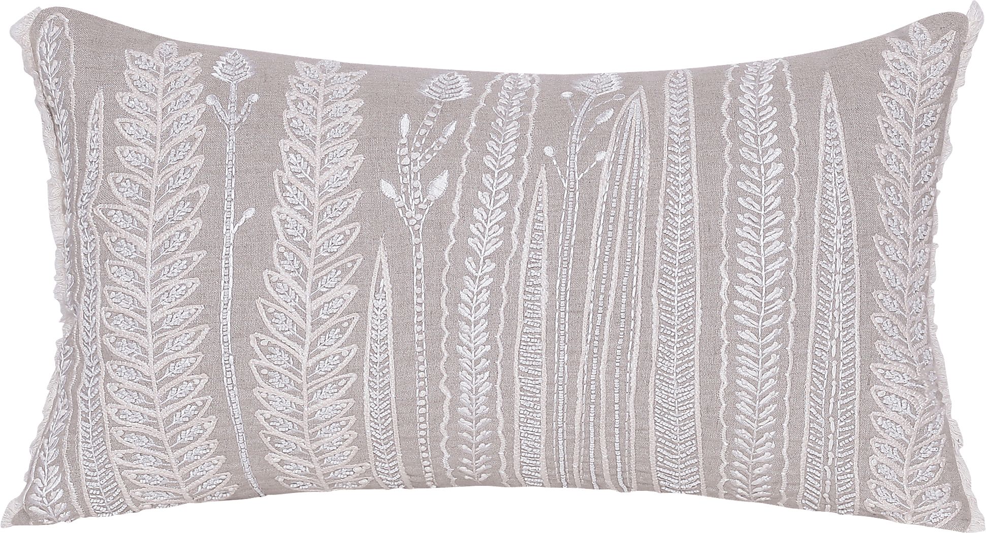 Running Bay Beige Lumbar Pillow