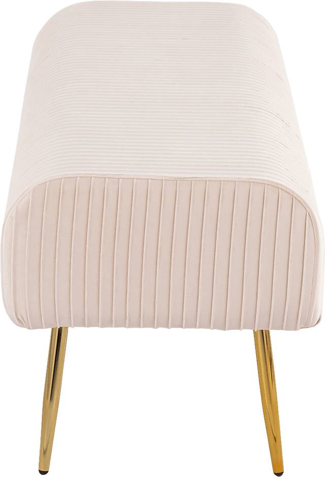 Runnymede Cream Accent Bench - Thumbnail - Image 2