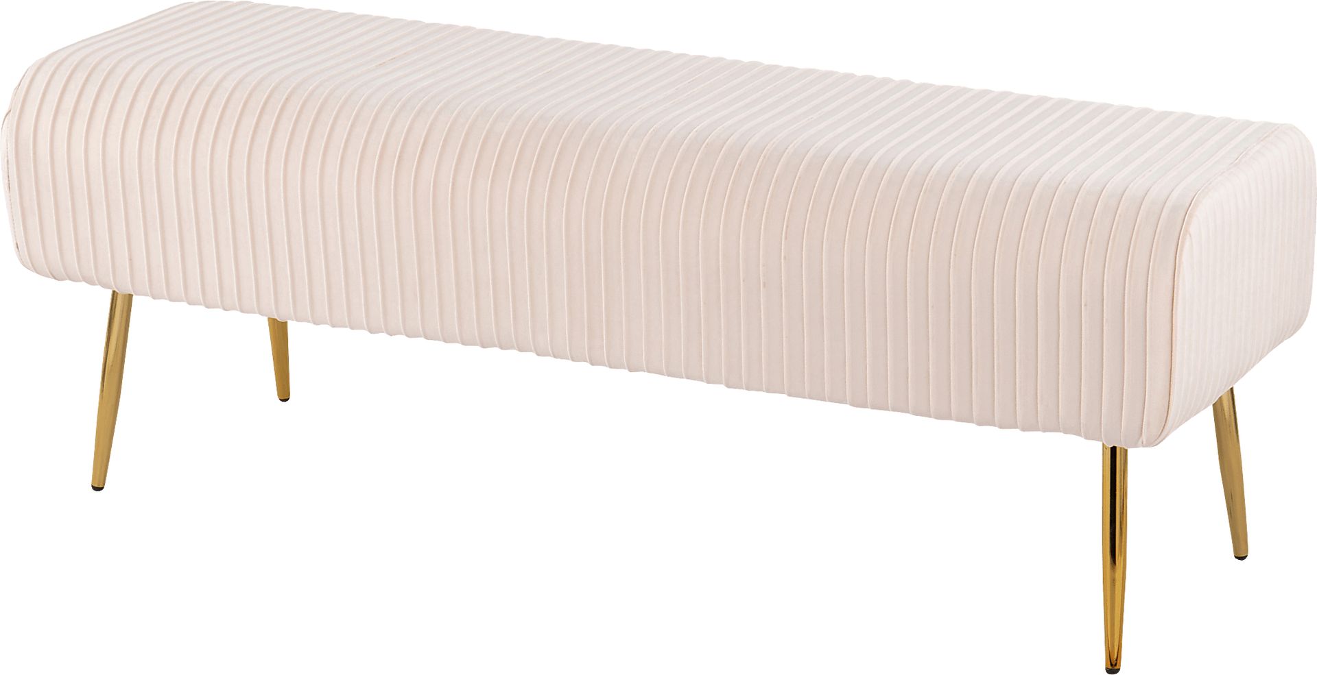 Runnymede Cream Accent Bench - Image 3