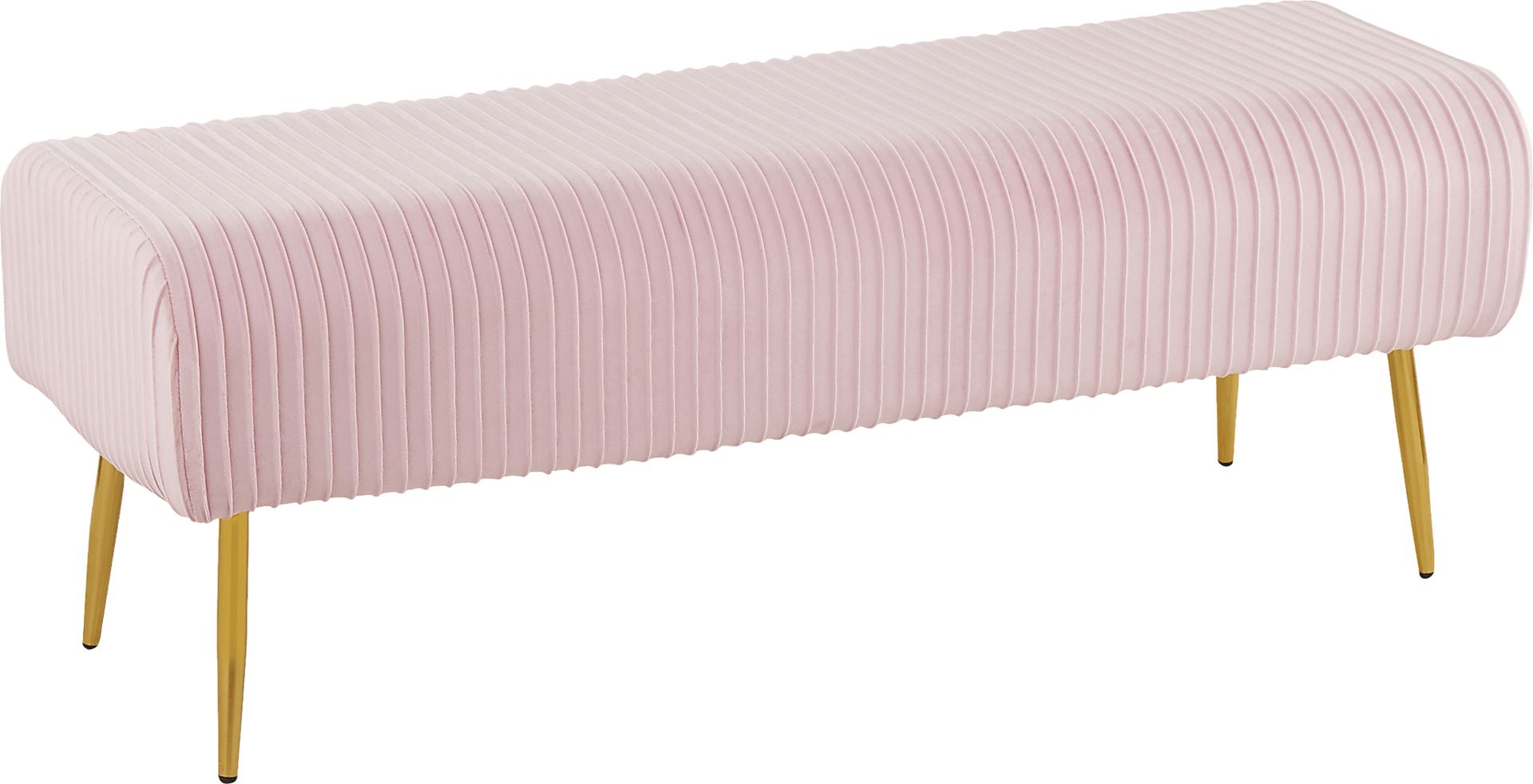 Runnymede Pink Accent Bench - Image 1