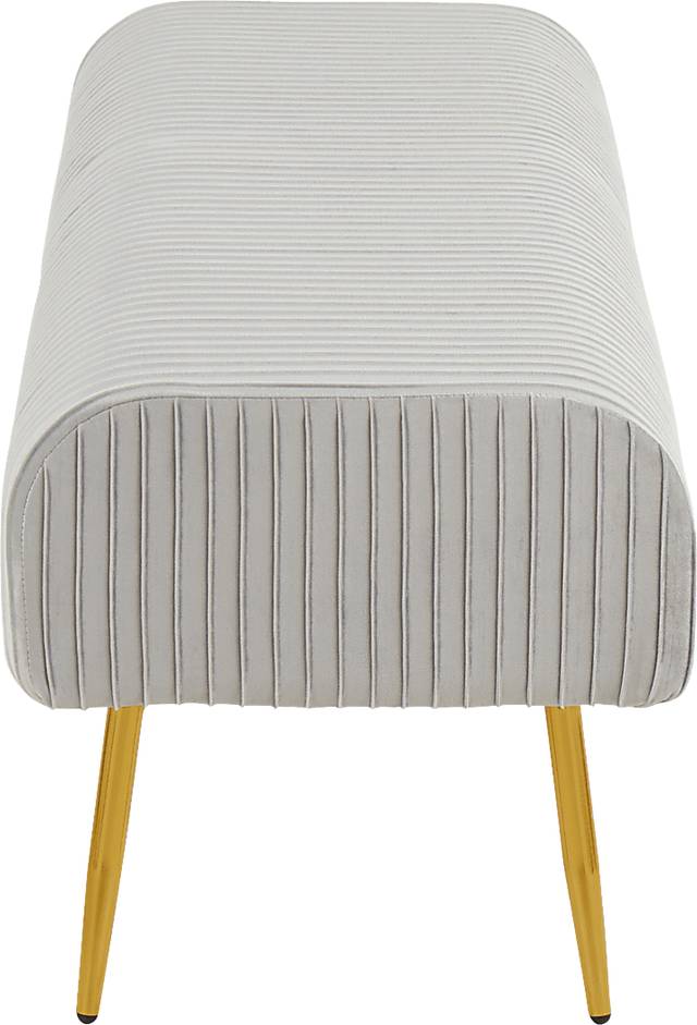 Runnymede Silver Accent Bench - Thumbnail - Image 2