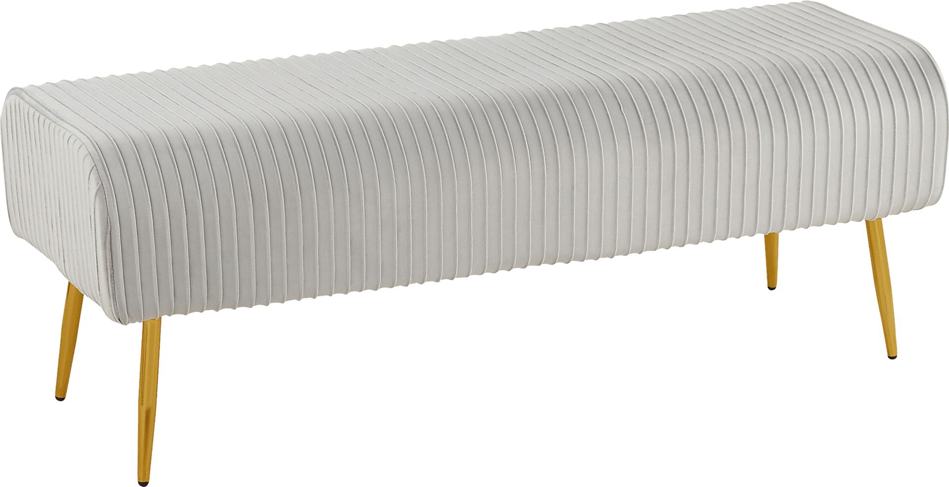Runnymede Silver Accent Bench - Image 1