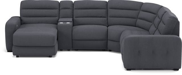 Runyon Canyon Navy 6 Pc Power Reclining Sectional - Thumbnail - Image 3