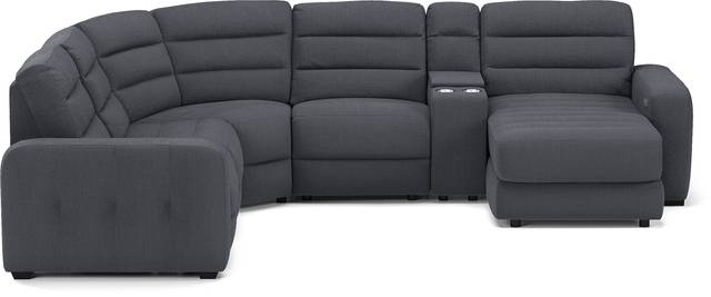 Runyon Canyon Navy 6 Pc Power Reclining Sectional - Thumbnail - Image 3