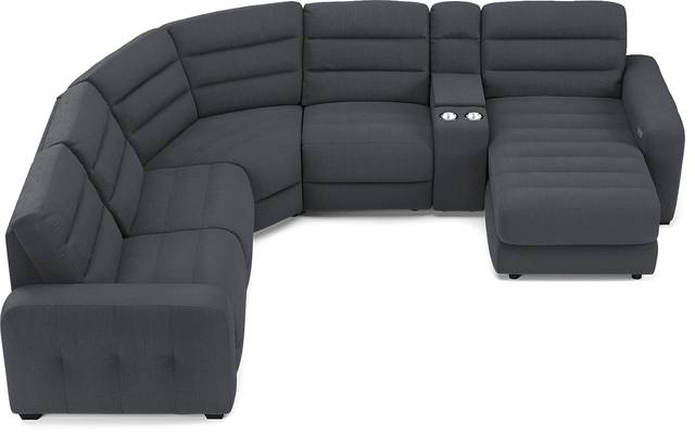 Runyon Canyon Navy 6 Pc Power Reclining Sectional - Thumbnail - Image 4