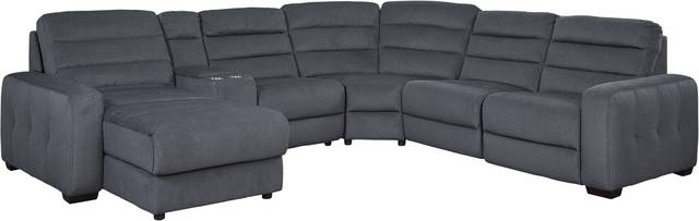 Runyon Canyon Navy 6 Pc Power Reclining Sectional - Thumbnail - Image 1