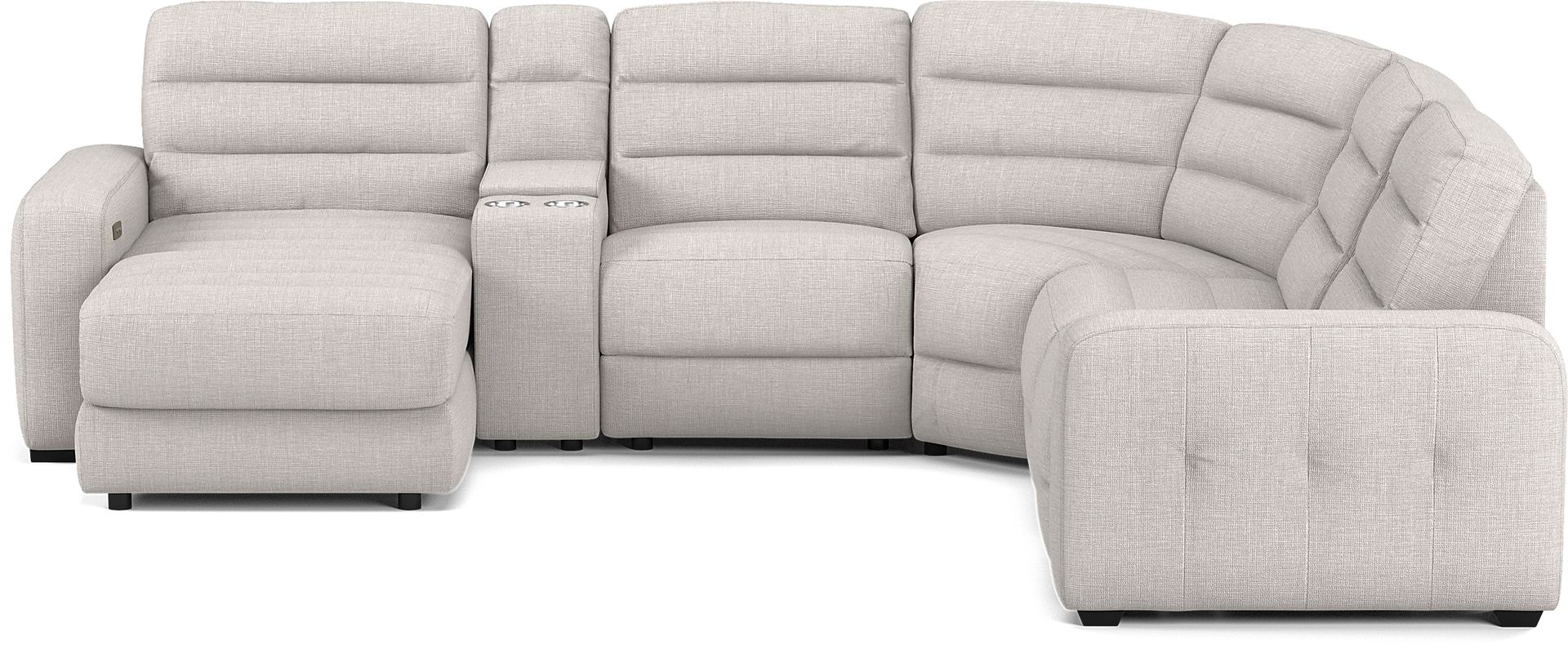 Runyon Canyon Platinum 6 Pc Power Reclining Sectional - Image 3