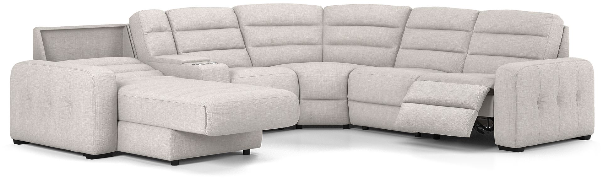 Runyon Canyon Platinum 6 Pc Power Reclining Sectional - Image 6