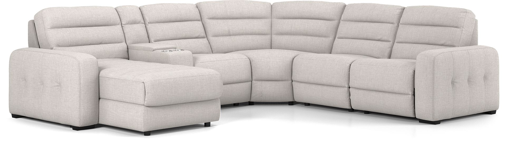 Runyon Canyon Platinum 6 Pc Power Reclining Sectional - Image 1