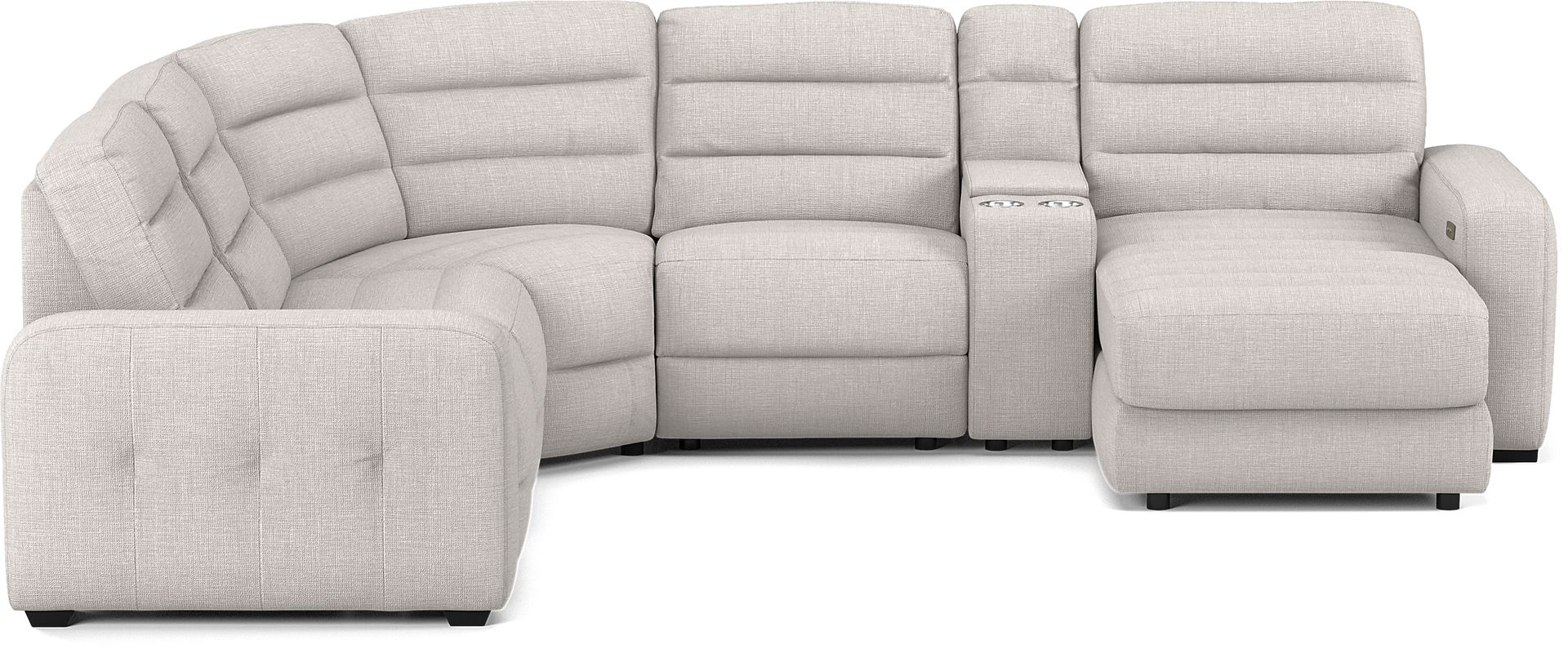 Runyon Canyon Platinum 6 Pc Power Reclining Sectional - Image 3