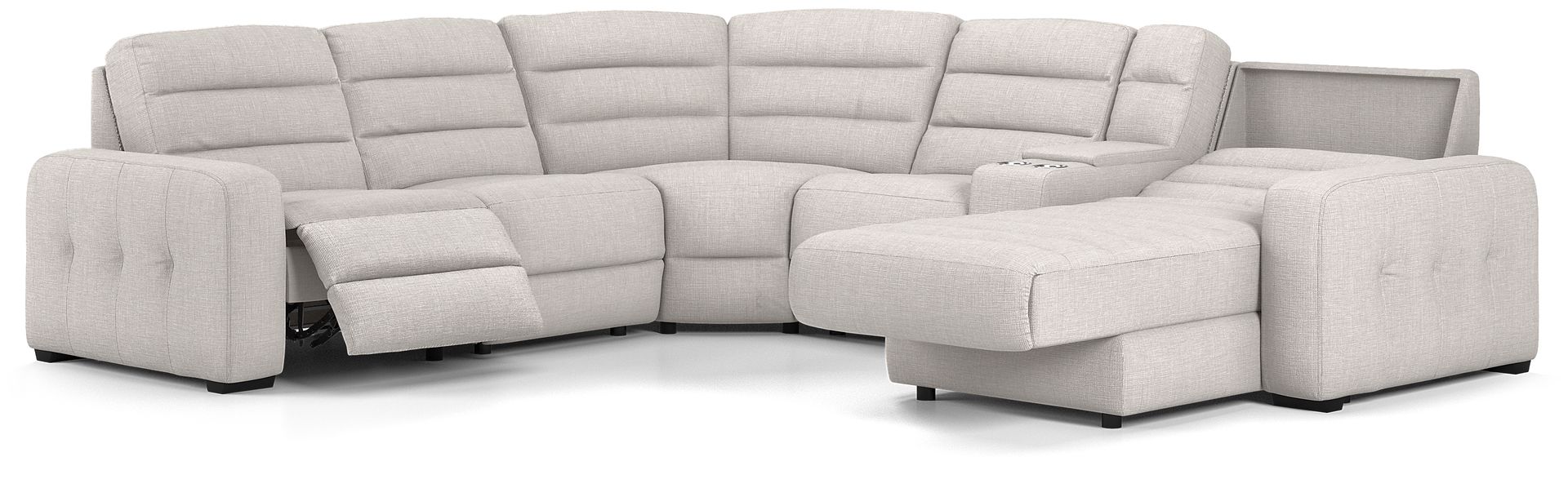 Runyon Canyon Platinum 6 Pc Power Reclining Sectional - Image 6