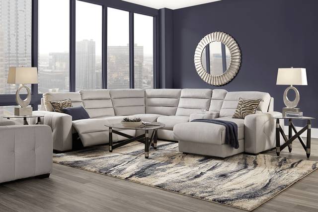 Runyon Canyon Platinum 6 Pc Power Reclining Sectional - Thumbnail - Image 2