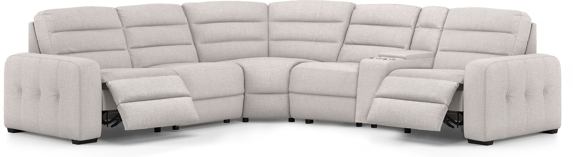 Runyon Canyon Platinum 6 Pc Power Reclining Sectional - Image 1