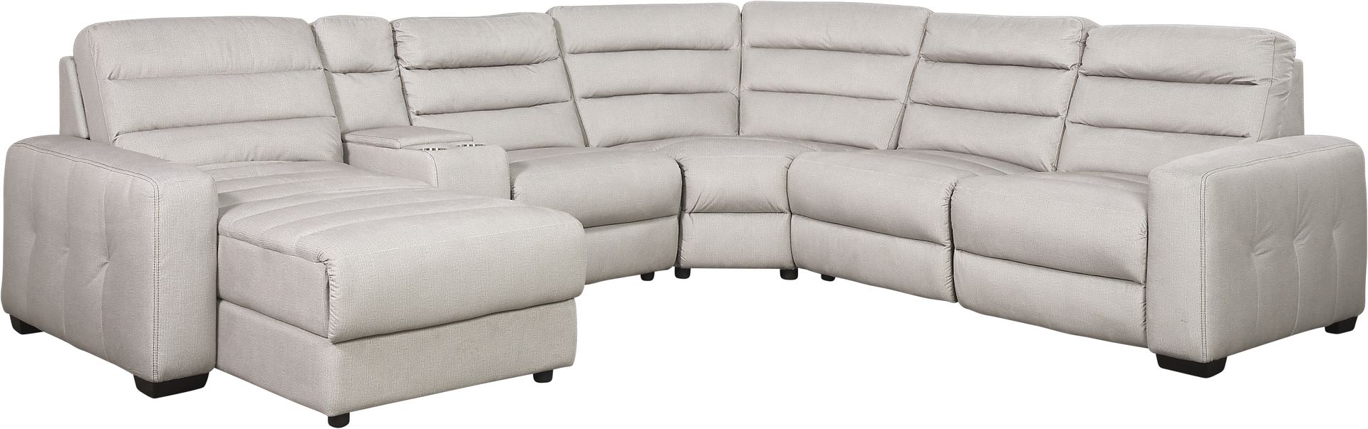 Runyon Canyon Platinum 6 Pc Power Reclining Sectional - Image 1